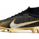 2024&25  Mercurial Superfly 9 Elite FG - BlackGoldWhite
