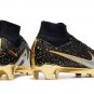 2024&25  Mercurial Superfly 9 Elite FG - BlackGoldWhite