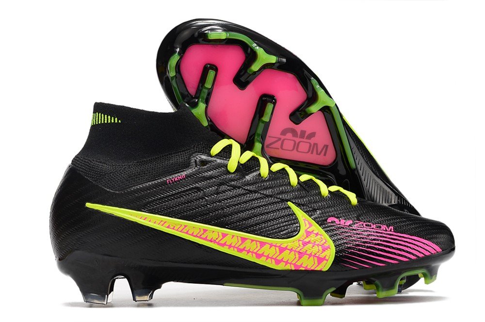 2024&25  Mercurial Superfly 9 Elite FG - BlackMulti-ColourYellow