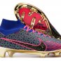 2024&25  Mercurial Superfly 9 Elite FG - BlueGoldPink