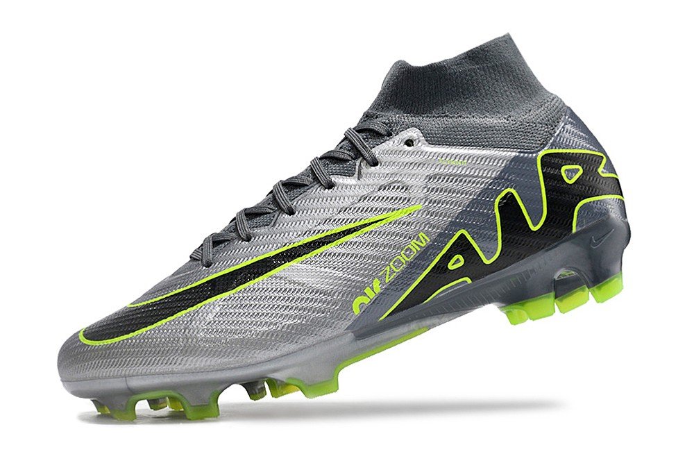 2024&25  Mercurial Superfly 9 Elite FG - Silver GreyBlackGreen