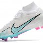 2024&25  Mercurial Superfly 9 Elite FG - WhiteBaltic BlueLaser Pink
