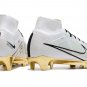 2024&25  Mercurial Superfly 9 Elite FG - WhiteGoldBlack