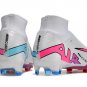 2024&25  Mercurial Superfly 9 Elite FG - WhitePinkFlash CrimsonHyper Blue
