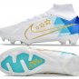 2024&25  Mercurial Superfly 9 Elite FG Enzo Fernandez - Nuovo WhiteMetallic GoldMulticolor Blue