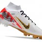 2024&25  Mercurial Superfly 9 Elite FG Football Boots - WhiteGoldRed