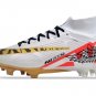 2024&25  Mercurial Superfly 9 Elite FG Football Boots - WhiteGoldRed