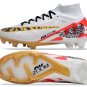 2024&25  Mercurial Superfly 9 Elite FG Football Boots - WhiteGoldRed