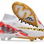 2024&25  Mercurial Superfly 9 Elite FG Football Boots - WhiteGoldRed