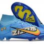 2024&25  Mercurial Superfly 9 Elite FG KM X Mbappe - Baltic BlueWhite