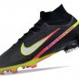 2024&25  Mercurial Superfly 9 Elite FG Marcus Rashford - BlackPinkCyber Off NoirRage Green