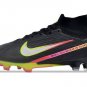 2024&25  Mercurial Superfly 9 Elite FG Marcus Rashford - BlackPinkCyber Off NoirRage Green