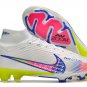 2024&25  Mercurial Superfly 9 Elite FG Rainbow - WhiteMulticolor