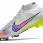 2024&25  Mercurial Superfly 9 Elite FG Rainbow - WhiteMulticolor