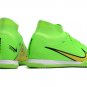 2024&25  Mercurial Superfly 9 Elite Indoor - GreenBlackLaser Pink