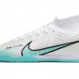 2024&25  Mercurial Superfly 9 Elite Indoor - WhiteBaltic BlueLaser Pink
