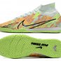 2024&25  Mercurial Superfly 9 Elite Indoor Bonded Pack - Barely GreenBlackened BlueTotal Orange