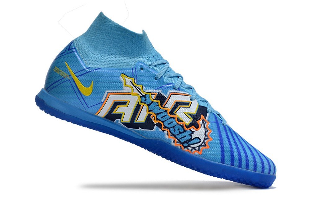 2024&25  Mercurial Superfly 9 Elite Indoor KM X Mbappe - Baltic BlueWhite