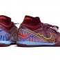 2024&25  Mercurial Superfly 9 Elite Mbappe KM Indoor - Dark BeetrootMetallic Vivid Gold