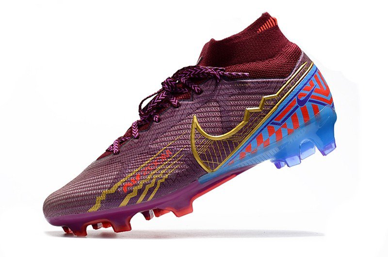 2024&25  Mercurial Superfly 9 Elite Mbapp&Atilde;&copy; FG - Dark BeetrootMetallic Vivid Gold