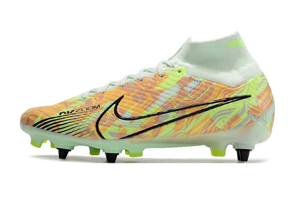 2024&25  Mercurial Superfly 9 Elite SG-Pro Bonded Pack - Barely GreenBlackened BlueTotal Orange
