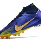 2024&25  Mercurial Superfly 9 Elite SGClog - Purple BlueBlackYellow