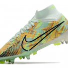 2024&25  Mercurial Superfly 9 Elite SGClog Bonded Pack - Barely GreenBlackened BlueTotal Orange