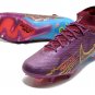 2024&25  Mercurial Superfly 9 Elite SGClog KM - Dark BeetrootMetallic Vivid Gold