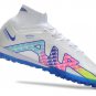 2024&25  Mercurial Superfly 9 Elite Turf Rainbow - WhiteMulticolor