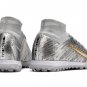 2024&25  Mercurial Superfly 9 Elite Turf XXV SE Disruption - Metallic SilverWolf GreyBlack