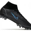 2024&25 Mercurial Superfly 8 Elite AG-PRO - Black Iron Grey University Blue