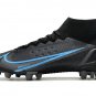 2024&25 Mercurial Superfly 8 Elite AG-PRO - Black Iron Grey University Blue
