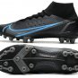 2024&25 Mercurial Superfly 8 Elite AG-PRO - Black Iron Grey University Blue