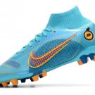2024&25 Mercurial Superfly 8 Elite AG-Pro Blueprint Pack - Chlorine Blue Laser Orange Marina