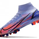 2024&25 Mercurial Superfly 8 Elite AG-Pro Kylian Mbappé Km Flames - Light ThistleMetallic Silver