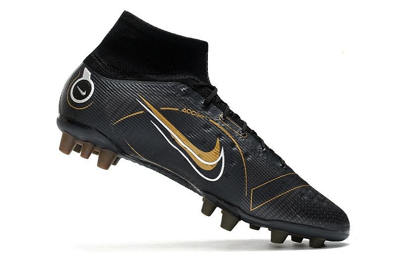 2024&25 Mercurial Superfly 8 Elite AG-Pro Shadow Pack - Black Metallic Gold Metallic Silver