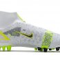 2024&25 Mercurial Superfly 8 Elite AG-PRO SILVER SAFARI PACK White Black Metallic Silver Volt