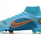 2024&25 Mercurial Superfly 8 Elite Fg Blueprint - Chlorine BlueLaser OrangeMarina
