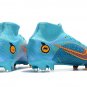 2024&25 Mercurial Superfly 8 Elite Fg Blueprint - Chlorine BlueLaser OrangeMarina