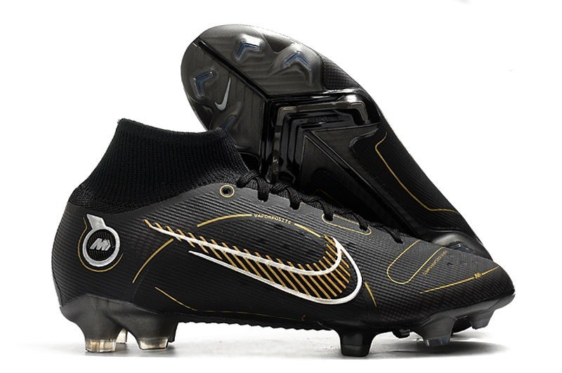 2024&25 Mercurial Superfly 8 Elite Fg Shadow Pack - BlackGoldSilver