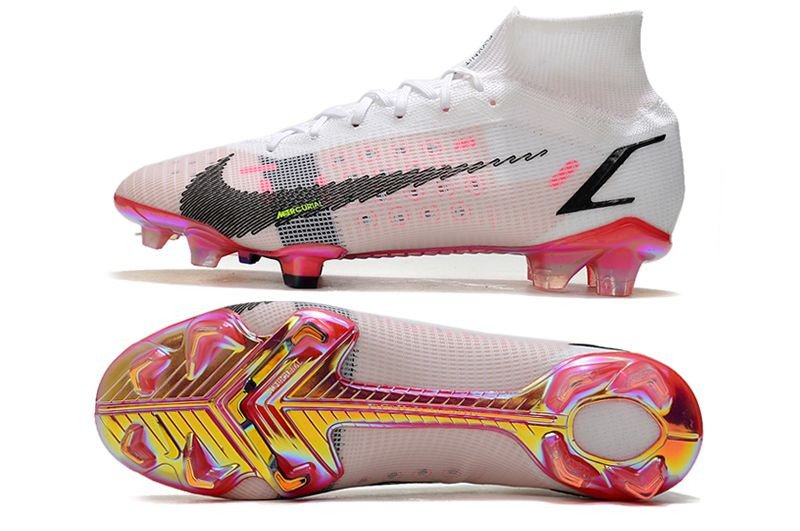 2024&25 Mercurial Superfly 8 Elite FG White Black Bright Crimson Pink Blast