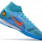 2024&25 Mercurial Superfly 8 Elite Indoor Blueprint Pack - Chlorine Blue Laser Orange Marina