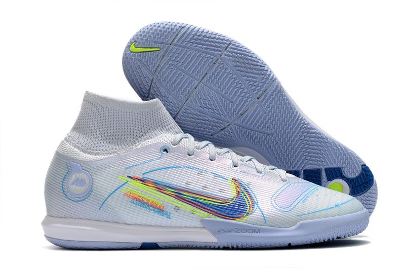 2024&25 Mercurial Superfly 8 Elite Indoor Progress Pack - Grey Blackened Blue