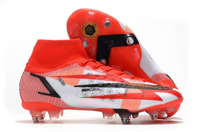 2024&25 Mercurial Superfly 8 Elite SG-Pro CR7 Spark Positivity - Chile RedBlackGhostTotal Orange