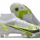 2024&25 Mercurial Superfly 8 Elite SG-PRO Silver Safari CR7 - WhiteBlackMetallic SilverVolt