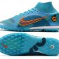 2024&25 Mercurial Superfly 8 Elite Turf Blueprint Pack - Chlorine Blue Laser Orange Marina