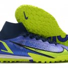 2024&25 Mercurial Superfly 8 Elite Turf Recharge Pack - Sapphire Volt Blue Void