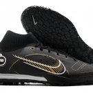 2024&25 Mercurial Superfly 8 Elite Turf Shadow Pack - Black Metallic Gold Metallic Silver