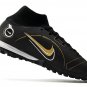2024&25 Mercurial Superfly 8 Elite Turf Shadow Pack - Black Metallic Gold Metallic Silver
