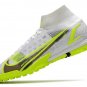 2024&25 Mercurial Superfly 8 Elite Turf Silver Safari CR7 - WhiteBlackMetallic SilverVolt
